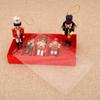 3/4/5Pcs Colorful Soldier Puppet Pendant Painted Nutcracker Doll Nutcracker Puppet  Desktop Decor