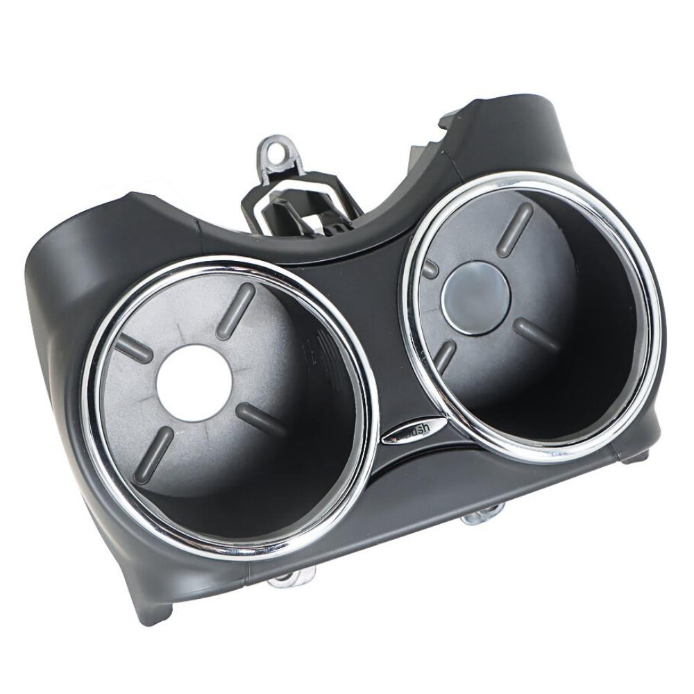 Dual Cup Holder Bracket Black For Mercedes-Benz W219 C219 CLS500 CLS63 AMG 21968