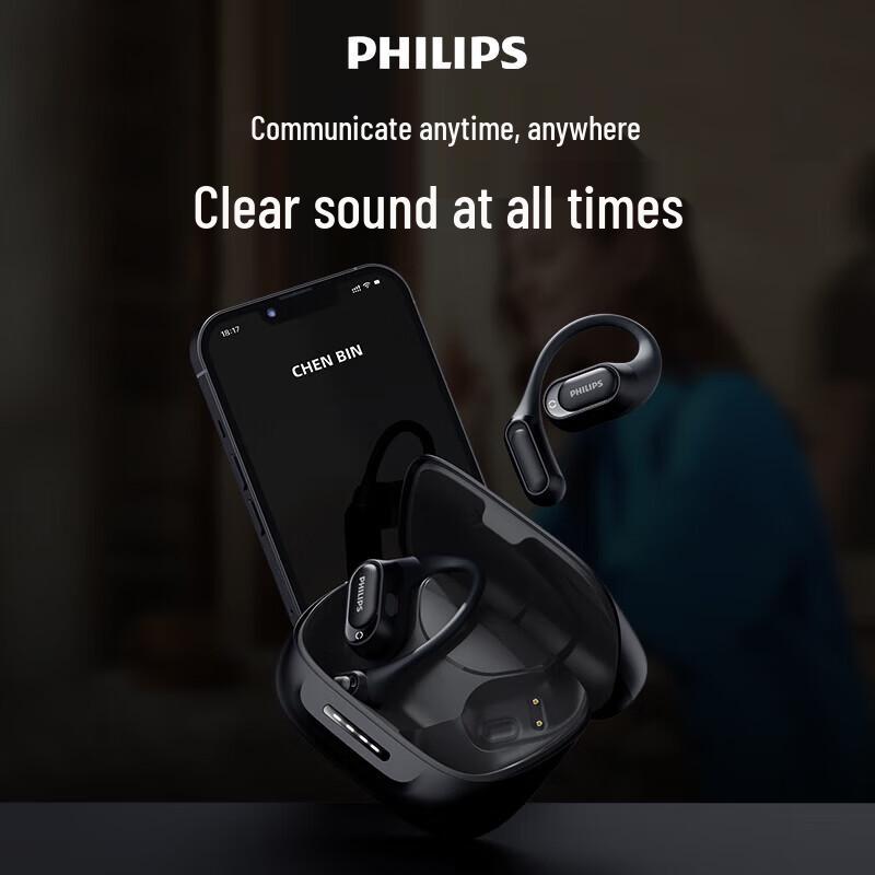 Philips TAT3769 Open-Ear Wireless Sport Bluetooth Headphones