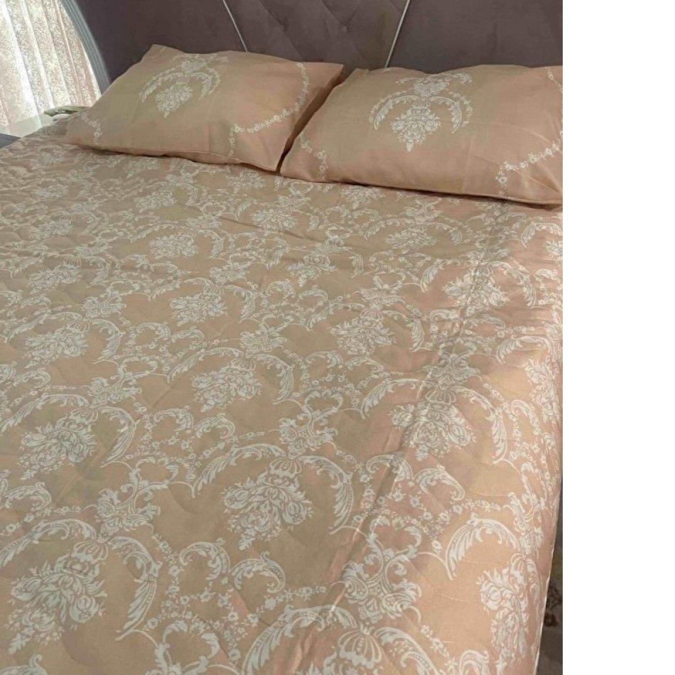 3-teiliges Tagesdecken-Set für Doppelbetten, Größe 200 x 220 cm, Steppdecke, leichte Sommerdecke und 2 Kissenbezüge 50 x 70 cm