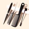 4cs Hair Brush Set Edges Control Brush,Ratted Tail Comb,Bristles Hair Brush Detangler Brush Wide Tooth Comb Travel Home