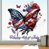 Butterfly Flower Glass Stickers for Bedrooms, Living Rooms and Kitchens