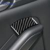 Echte Weiche Kohlefaser Für Mazda 3 BP Axela 2019 2020 2021 2022 2023 2024 2025 Auto Hintere Tür Fensterheberrahmen Panel Aufkleber