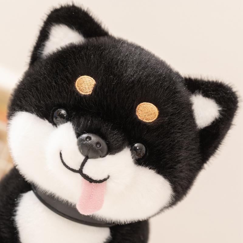 22cm Kawaii Realista Peludo Cachorro Suave Muñeco Shiba Inu Peluche Juguete Lindo Encantador Regalo Para Habitación de Niñas Decoración Muñeco Relleno