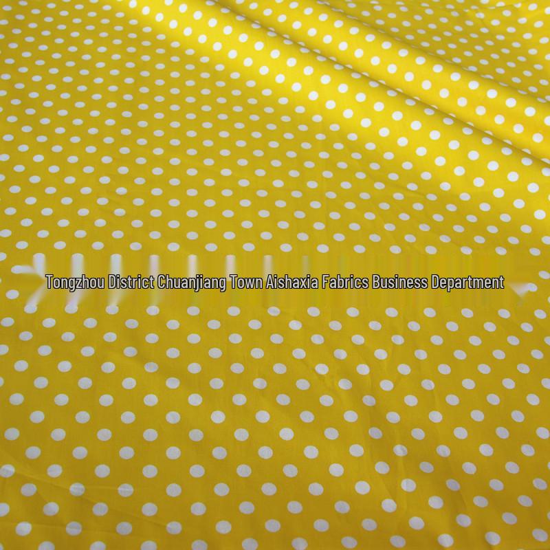 Polka Dot Twill Cartoon Cotton Bedding Fabric