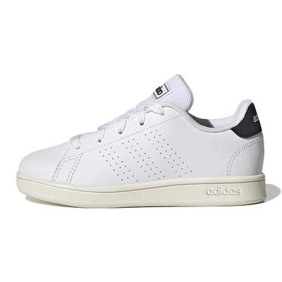 Neo Advantage Casual Trendy Versatile Durable Low-Top Skate Shoes Kids Sneakers White Black GW6487