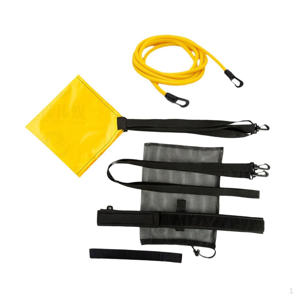 Kit Featuring Resistance Belt And Swim Parachute