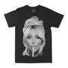 Kim Kardashian Unisex Baumwoll-T-Shirt Streetwear Lässiger Mode-Stil Schwarz