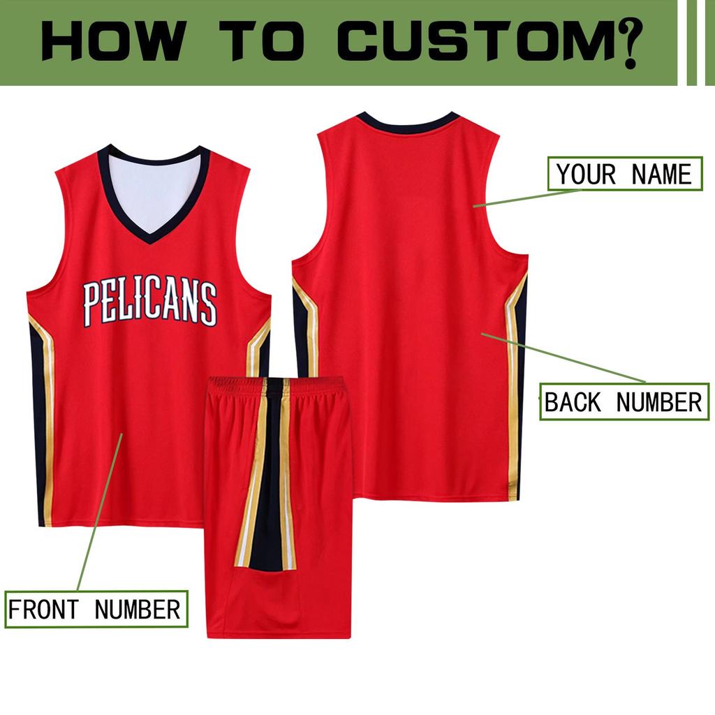 Koszykówka Imię/NumerUbrania na zamówienie Męski strój do koszykówki Klasyczne topy + Spodnie Koszulki do koszykówki Zestaw