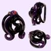 Mini Octopus Shaped Male Chastity Cage Equipped with 4‑Size Locking Rings Elastic Belt Anti Slip SM Sissy Birdcage Lock Alutdtoy