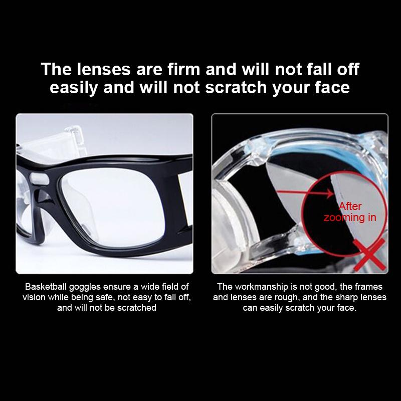 Outdoor Basketball, Football, Sports Glasses, Impact Resistant, Breathable Basketball Goggles