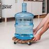 Stable Plant Dolly for Farm Round Wood Caddy with Wheels Heavy Duty Rolling Stand Stoneware Vat Mover Lawn Casters Movable Flower Pot Indoor Outdoor