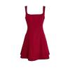 Dress Nightclub Style Atmosphere Red Suspender Dress Women's Clothing Small Temperament Waist Skirt