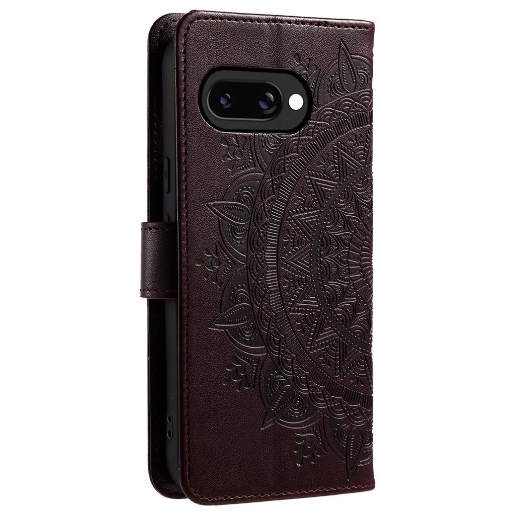 Pentru Husă Google Pixel 9a Totem Imprimat Piele PU Portofel Suport Husă Telefon