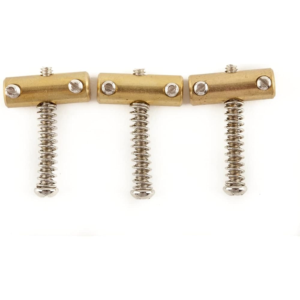 Fender American Vintage Telecaster Compensated Bridge Saddles Brass Parts
