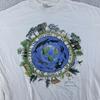 Vintage Anni '90 Rhythm of Earth Dance Song of Life Maglietta Uomo M/L Fauna Selvatica Natura