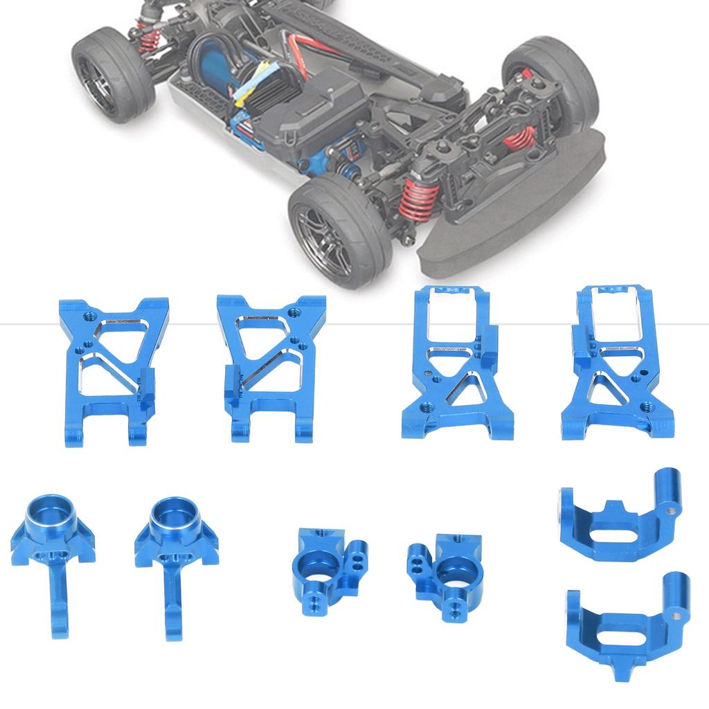 RC Car Upgrade Kit Portable RC Car Aluminum Alloy Upgrade Parts Kit for   4 Tec C8 1Celsius10 Flat Sports Car