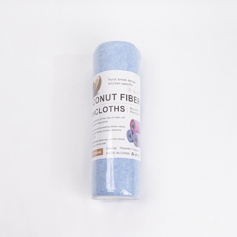 Reusable Lint-Free Absorbent Tearable Kitchen Dishcloth Roll