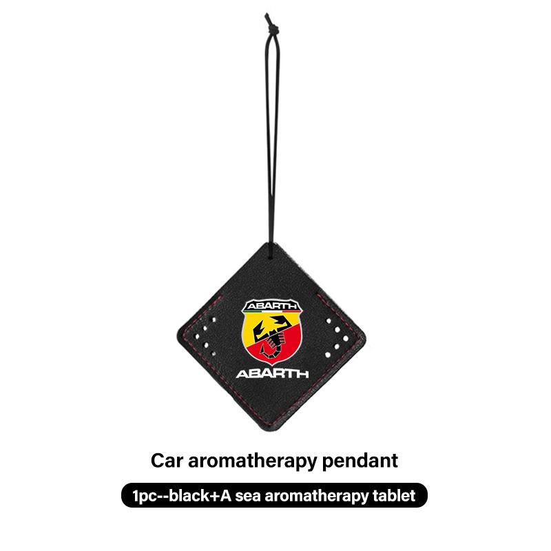 Car Logo Aromatherapy Pendant Interior Decoration Pendant For Abarth Freemont Strada 500x Grande Punto Ducato Stilo Palio
