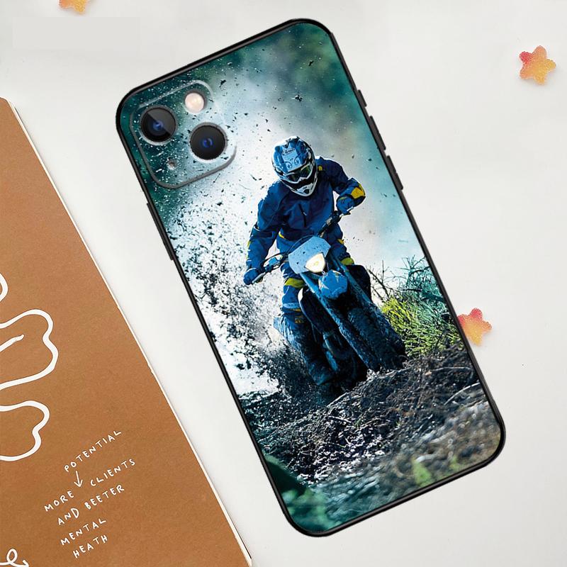 Moto Cross Motorrad Sport Hülle Für iPhone 17 Pro Max 17 Air 15 14 13 12 11 16 Pro Max mini 16e 15 16 Plus Funda Cover