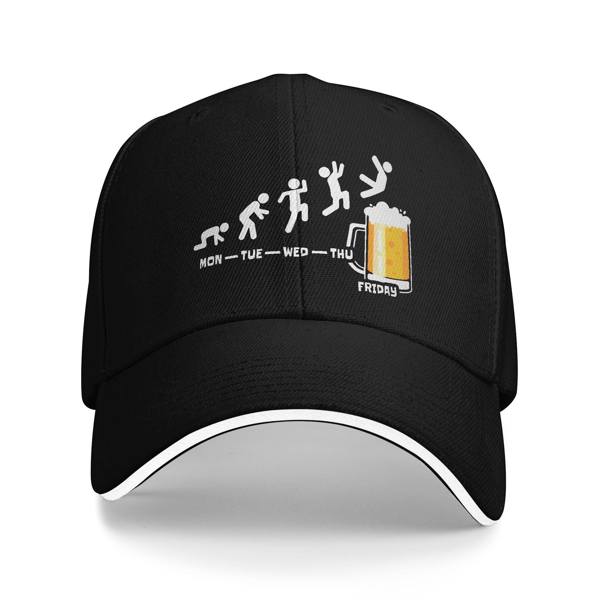 

Индивидуальная панк-бейсболка унисекс Beer Hub для взрослых, регулируемая кепка папы WoUnisex, унисекс, хип-хоп, снэпбэк, кепки One Size