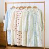 Autumn-Winter Quilted Warm Long-Sleeve Dopamine Pajamas: Sweet Loose Nightdress & Versatile Homewear
