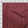 oneOone Cotton Flex Maroon Fabric Christmas Quilting Supplies Print Sewing Fabric By The Yard 40 Inch