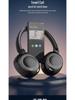 New Bluetooth Over-Ear Headset: Foldable, Rotating Design with Soft Large Earcups