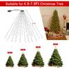 400 LEDs Christmas Tree Lights,LED Christmas Lights with 8 Light Modes,Timer& Memory Function,Remote Control,16 Strands 6.6FT String Light for