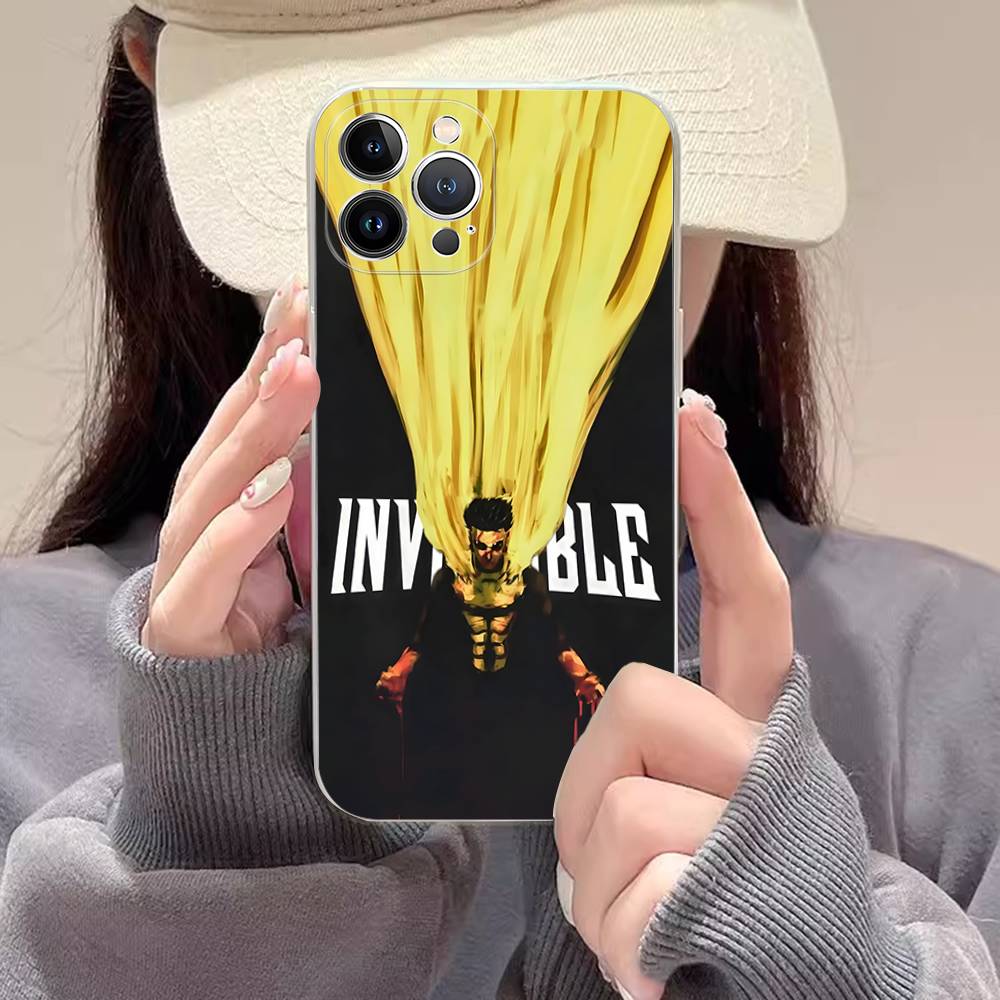 

I-Invincible Cartoon Phone Case For IPhone 17 16 14 11 12 13 15 Pro Max 14 Plus 17 Air Cover iPhone 12 pro