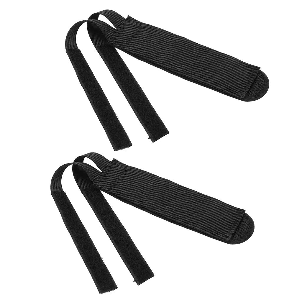 1 Par Tiras de Pedal de Bicicleta Fita Resistente a Rasgos Durável Robusto Ajustável Cinta para Pés de BicicletaPreto