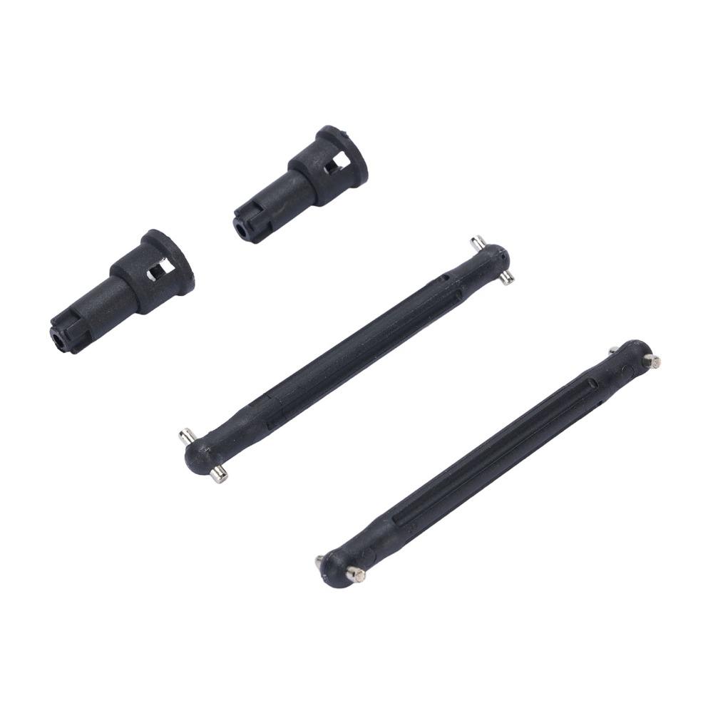 2Pcs/Set Black Rear Drive Shaft for 16101/16102/16103/16201 RC Car Drivetrain Upgrade