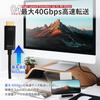 shizukawill HDMI Conversion Compatible with iPhone iPhone and 4K Video Easy Black Cable, Type-C Cable, 16, 15, iPad, Output, Connection, 1.8m, 60Hz,
