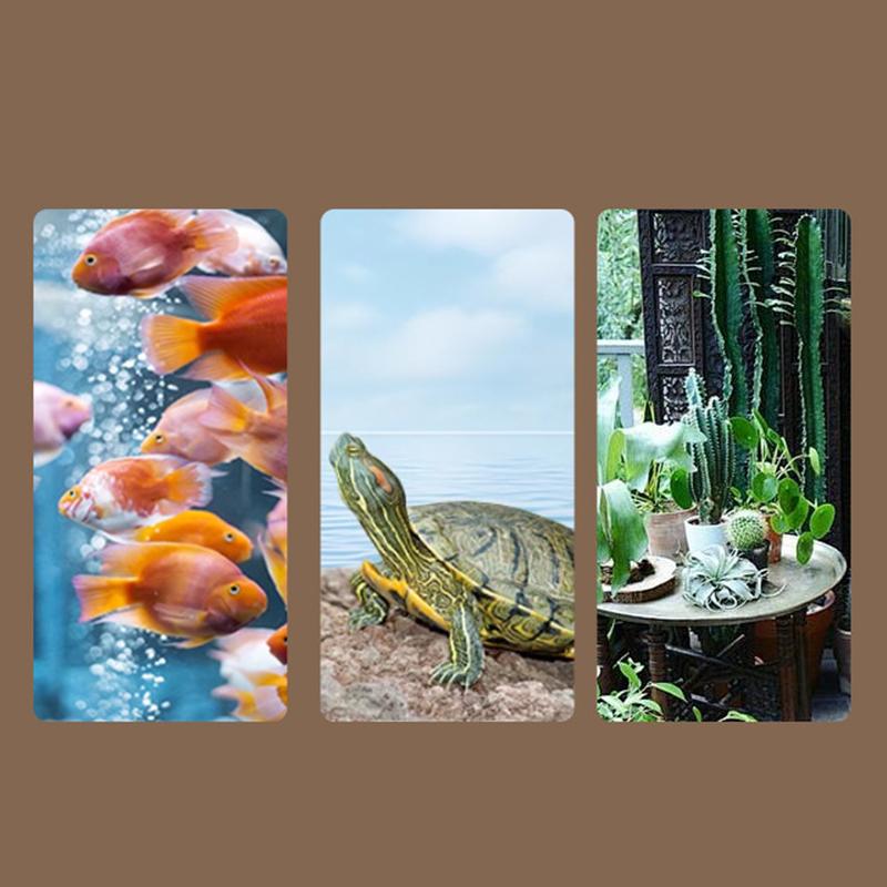 NEW Plastic Clear Round Fish Bowl Aquarium Keeper Tank Vase Pot Biotope Aquariums Tabletop Ecological Fish Tank Fall-resistant