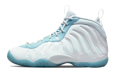 Little Posite One White Aura Worn Blue GS DM1090-400