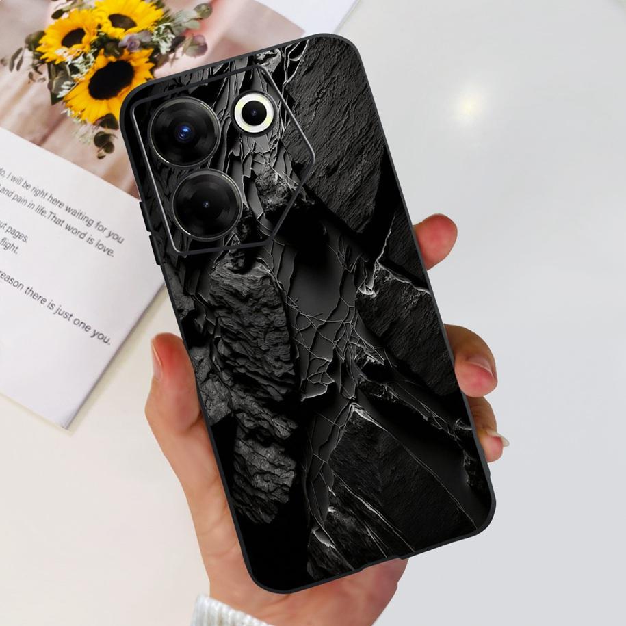For Tecno Camon 20 Pro 5G Case Marble Cover For Tecno Camon 20 Bumper Soft Silicone Phone Cases For Camon20 Pro CK8n CK7n Fundas