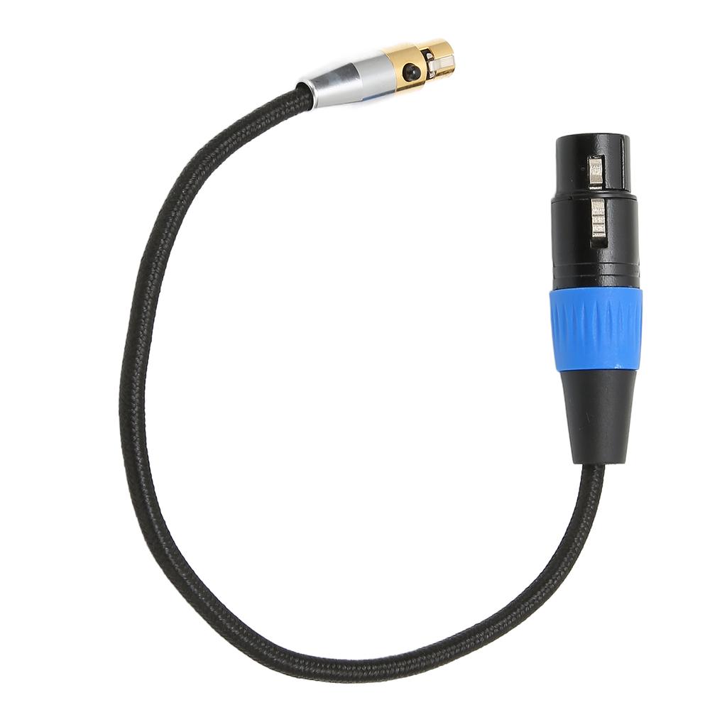 XLR Female To Mini XLR Female Sound Cable Practical Stable 3 Pin XLR Female To Female Interconnect