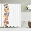 Sunlight Beach Waterproof Fabric Shower Curtains 3D Printing Palm Tree Bath Curtain For Bathroom Bathtub Decoration With Hooks