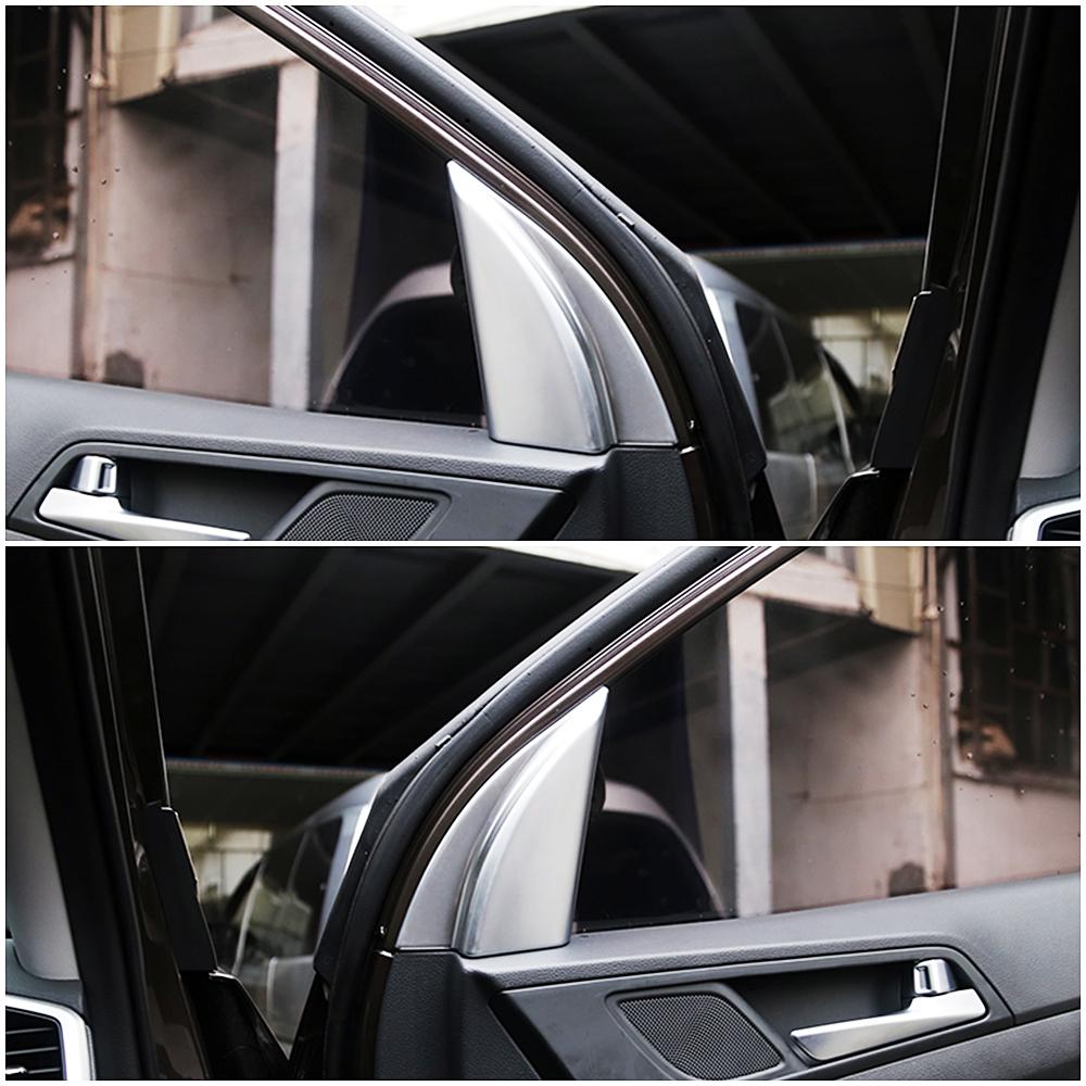 Pentru Hyundai Tucson 2015-2020 Mașină Ușă Față Spate Geam Interior Stâlp Triunghiular Acoperire Garnitură Autocolant ABS Accesorii