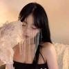 Face Covering Face Curtain Fringed Accessories Ear Hanging Head Curtain Veil Fairy Photo Props Hair Accessories