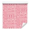 Polynesian Geometric Coral Pattern Wallpaper 50x1000