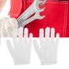 12 Paia Guanti Puro Cotone Traspiranti Morbidi Elastici Resistenti all'Usura Guanti da Ispezione