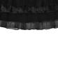 LUVISTRUE Pa Frill Warp Skirt(Black)