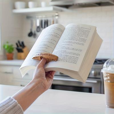Étagère en bois faite main, support de lecture, décoration de bureau, accessoires de lecture pour le bureau, cadeaux de Noël pour tous les formats de livres
