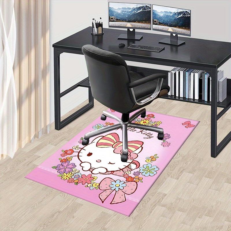 

Office Rug Hello Kitty, Floral Crown Anti-Slip Rug, Machine Washable for Living Room, Bedroom, Office, Multiple Sizes, Bedroom Mat, Decorative Mat, Du 60cm by 90cm