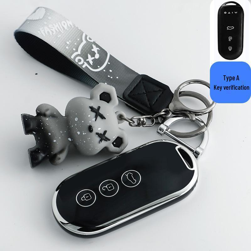 Protective Case & Clip for AITO M5/M7/M5EV Key Fob, Car Card, NFC Smart Remote