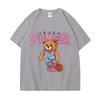 Lustiges Basketballbär Inaka Power Print T-Shirt Unisex Damen Mode Übungsstil T-Shirts Sommer Casual 100 % Baumwolle Loses T-Shirt