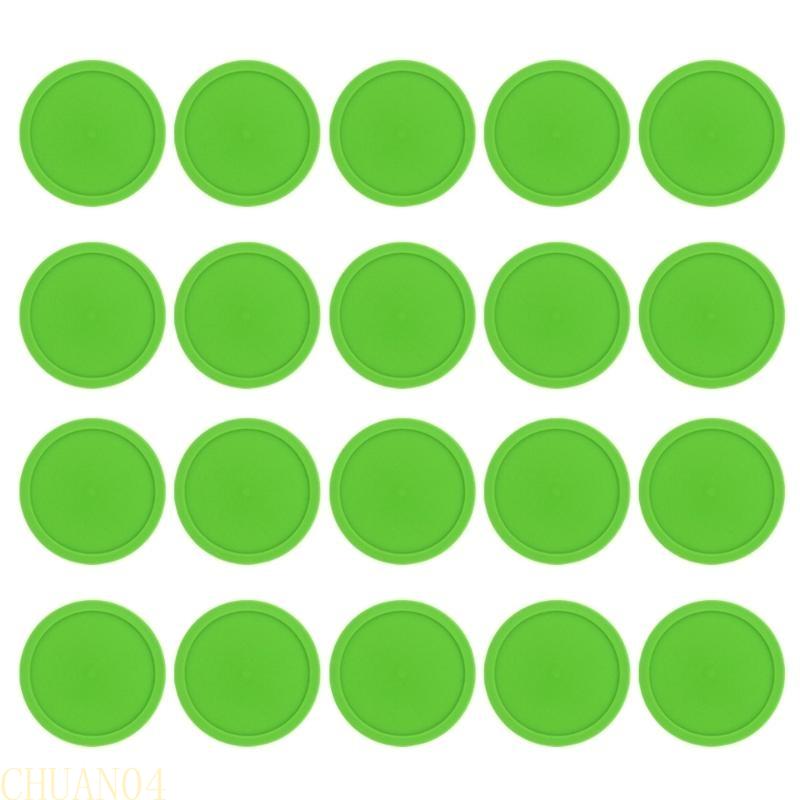 A1A2 20Pcs Home Air Hockey Replacement Pucks Round Heavy Hockey Tables Pucks