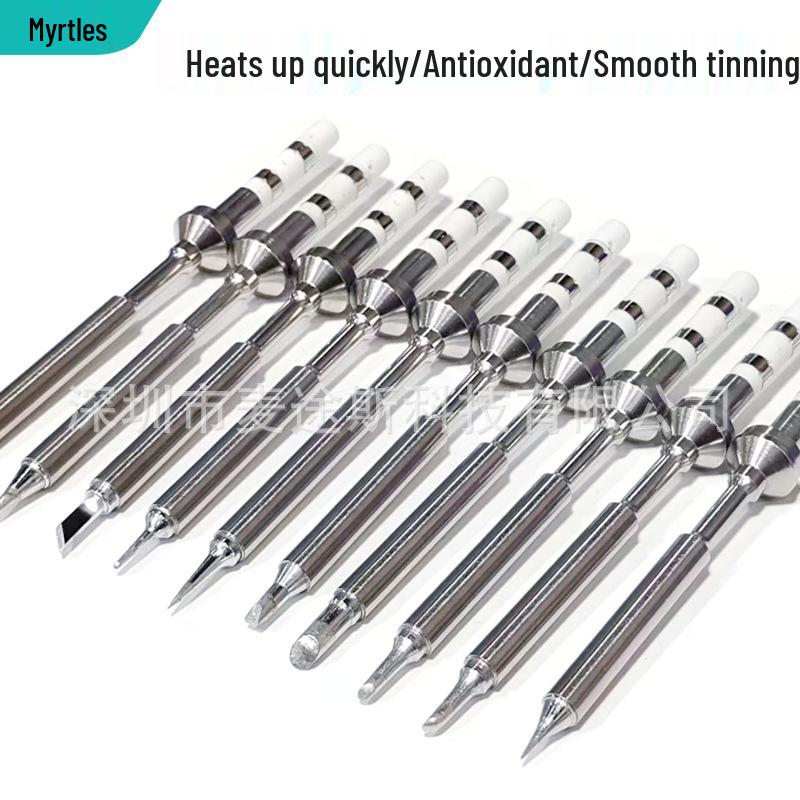 TS100 Eco-Friendly Lead-Free Soldering Iron Tips - Universal Pointed, Knife, and Bevel Shapes