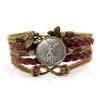 Seven Trendy Archangels Time Gem Bracelet For Women Cartoon Character Style